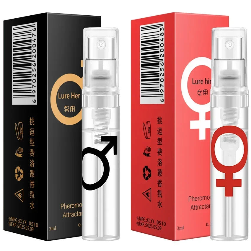 3ml Pheromone Attractant Water Woman Orgasm Body Spray Attract Girl Scented Deodorant for Men Antiperspirants