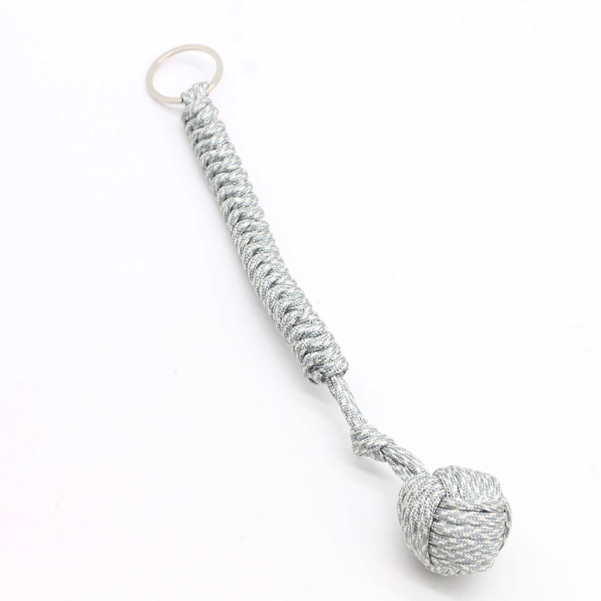 Outdoor Self Defense Key Chain Emergency Survival Protecting Monkey Fist Steel Ball Bearing Parachute Lanyard Camping Paracord